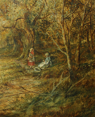 Уоллейс Гарри. Дети на берегу горного ручья